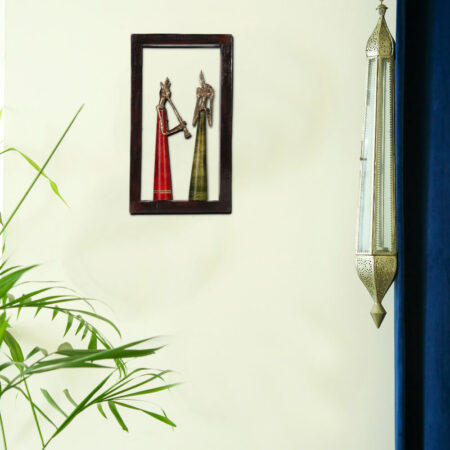 Dhokra Metal Figurine Wall Frame