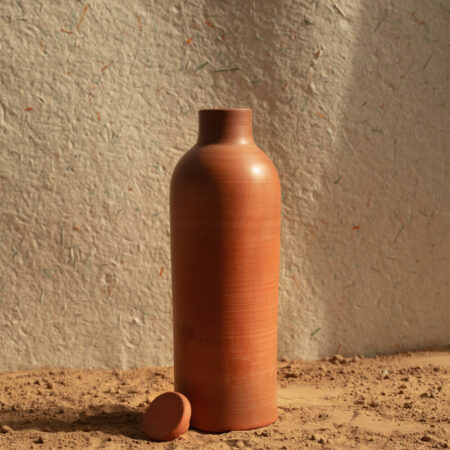Bring Terracotta Water Bottle a piece of ancient history and modern design with 100% handcrafted natural  Bottle products
