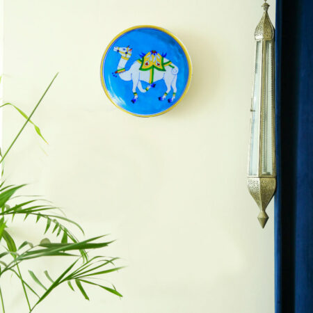 Wall Plate in blue color